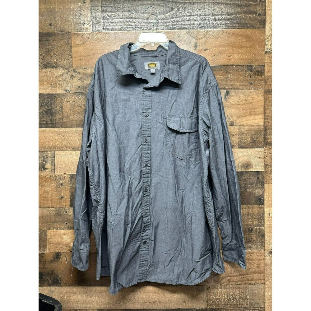 Foundry Men's‎ Long Sleeve Button Up Size 3XLT